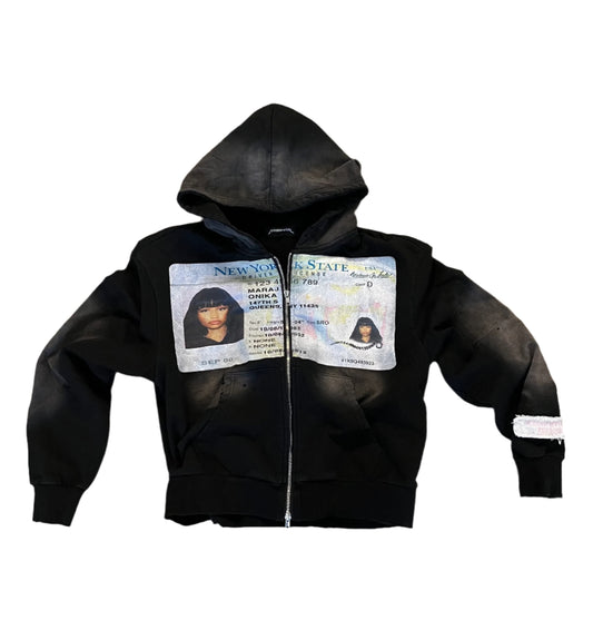 Nicki Minaj ID Zip Up (Black)